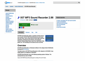 007-mp3-sound-recorder.updatestar.com thumbnail