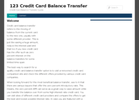 123creditcardbalancetransfer.com thumbnail