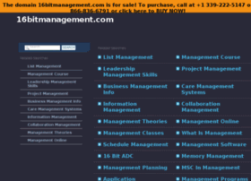 16bitmanagement.com thumbnail