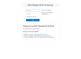 2019-moodle.dkit.ie at WI. DkIT Moodle 2018-19 Archive: Log in to ...