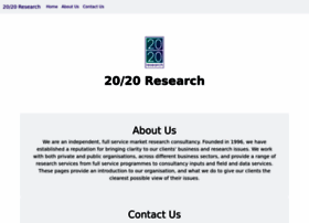2020research.co.uk thumbnail