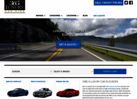 365luxurycarhire.com thumbnail