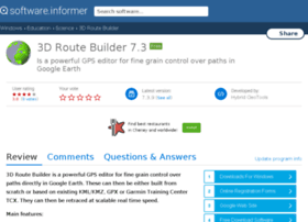 3d-route-builder.software.informer.com thumbnail