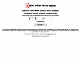 500millionphonerecords.com thumbnail