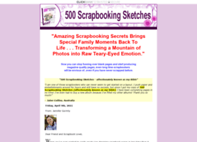 500scrapbookingsketches.com thumbnail