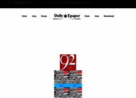 92newspaper.dailyepaper.pk thumbnail