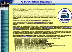 A1certifiedhomeinspections.com thumbnail