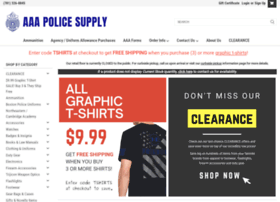 Aaapolicesupply.com thumbnail