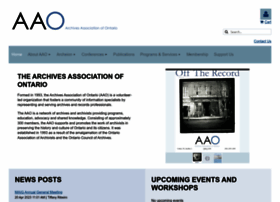Aao-archivists.ca thumbnail