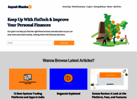 Aayushbhaskar.com thumbnail