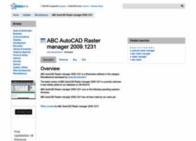 Abc-autocad-raster-manager-2009-1231.updatestar.com thumbnail