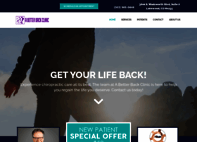 Abetterbackclinic.com thumbnail