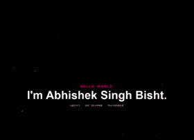 Abhishekbisht.in thumbnail