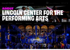 Aboutlincolncenter.org thumbnail