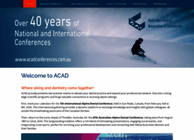 Acadconferences.com.au thumbnail