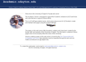 Academic.udayton.edu thumbnail