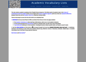 Academicvocabulary.info thumbnail