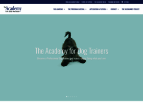 Academyfordogtrainers.com thumbnail