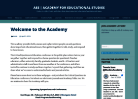 Academyforeducationalstudies.org thumbnail