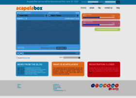 Acapela-box.com thumbnail