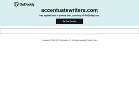 Accentuatewriters.com thumbnail