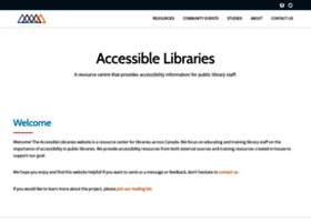Accessiblelibraries.ca thumbnail