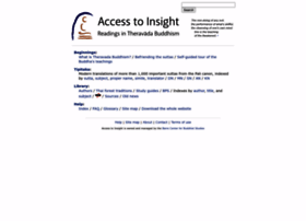 Accesstoinsight.net thumbnail