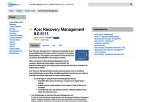 Acer-recovery-management.updatestar.com thumbnail
