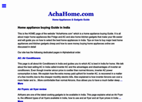 Achahome.com thumbnail