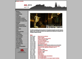 Acl2010.org thumbnail