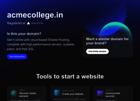 Acmecollege.in thumbnail