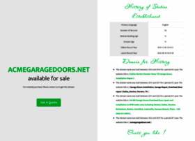 Acmegaragedoors.net thumbnail