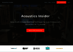 Acousticsinsider.com thumbnail