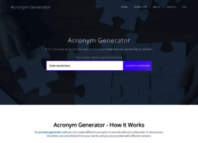 Acronym-generator.com thumbnail