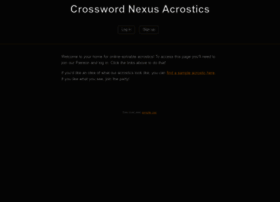 Acrostics.crosswordnexus.com thumbnail