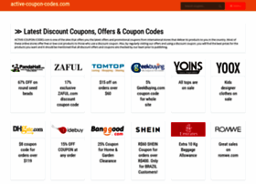 Active-coupon-codes.com thumbnail