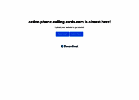 Active-phone-calling-cards.com thumbnail