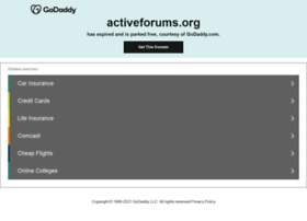 Activeforums.org thumbnail