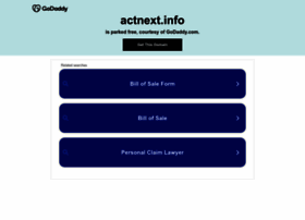 Actnext.info thumbnail