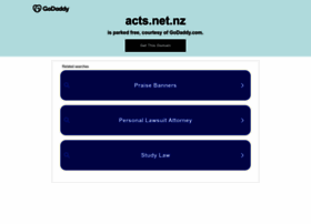Acts.net.nz thumbnail
