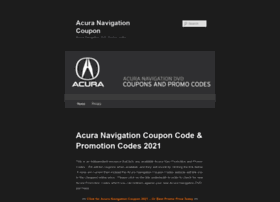 Acuranavigationcoupon.com thumbnail