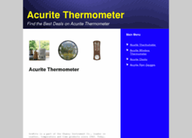 Acuritethermometer.org thumbnail