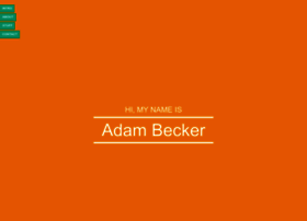Adambecker.info thumbnail