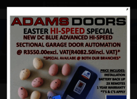 Adamsdoors.co.za thumbnail Adamsdoors.co.za thumbnail