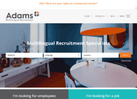 Adamsrecruitment.com thumbnail