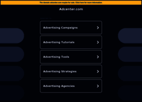 Adcenter.com thumbnail