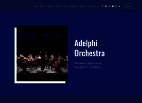 Adelphiorchestra.org thumbnail