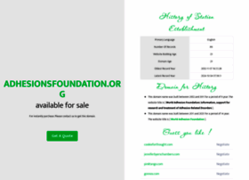 Adhesionsfoundation.org thumbnail