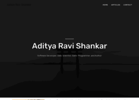 Adityaravishankar.com thumbnail