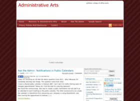 Administrativearts.com thumbnail
